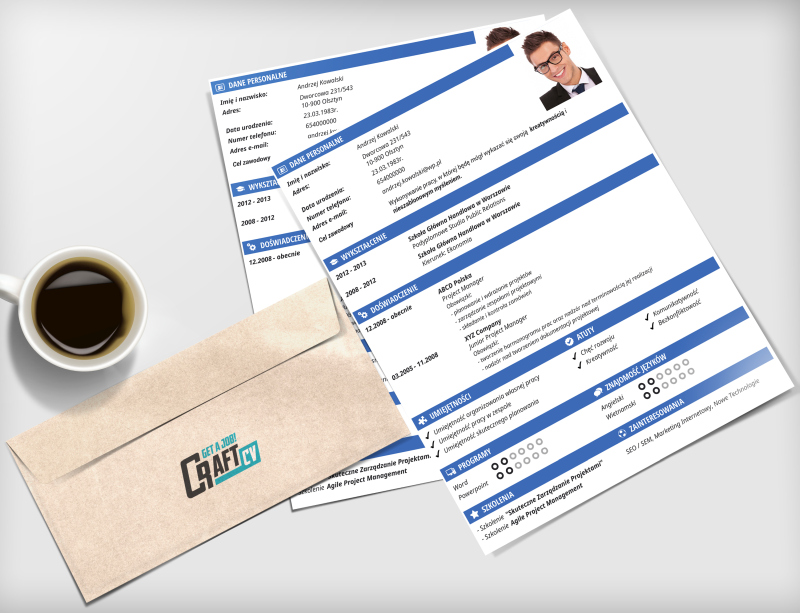 cv dla pracownika biurowego