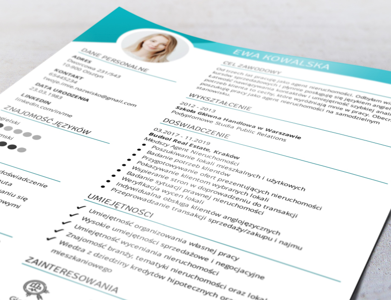 atuty osobowosc w cv