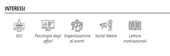 hobby nel curriculum