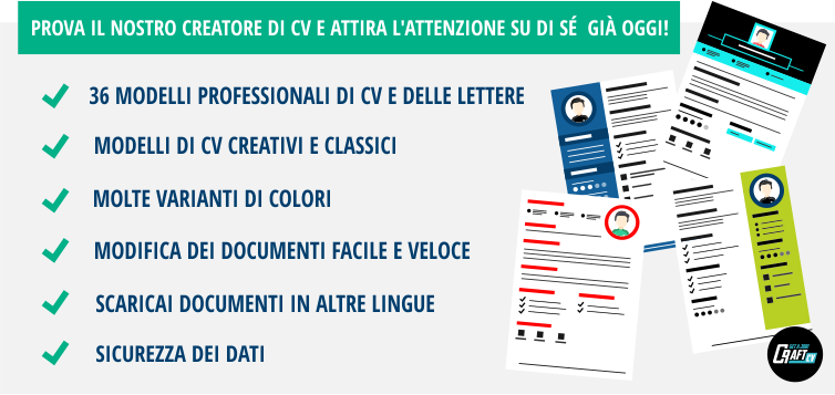 cv builder in italian