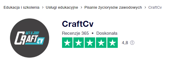 opinie na trustpilot craftcv