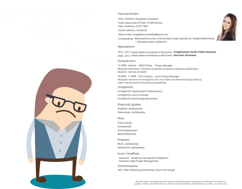 Klasyczne CV Word